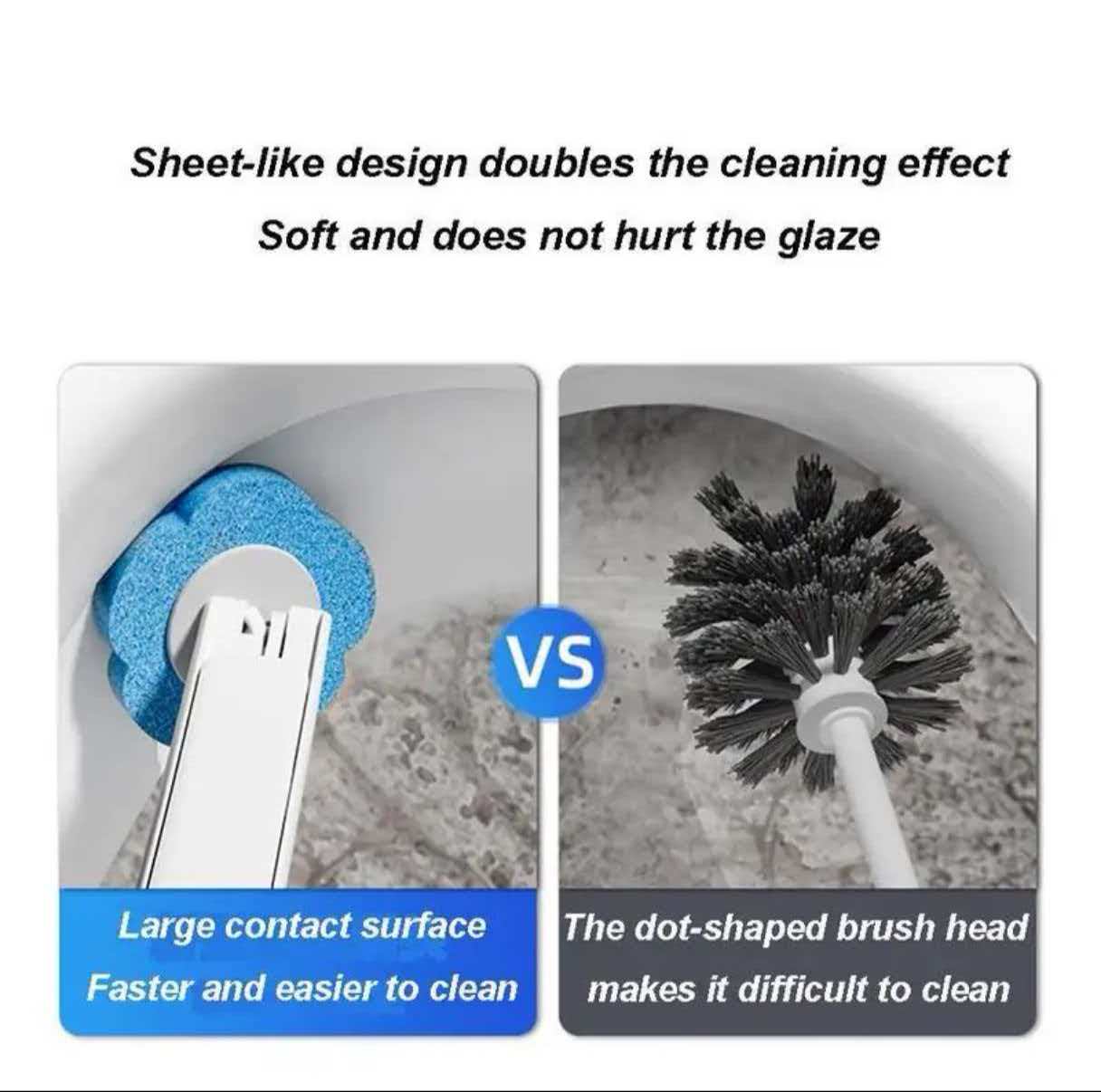 Toilet Brush with Disposable Heads