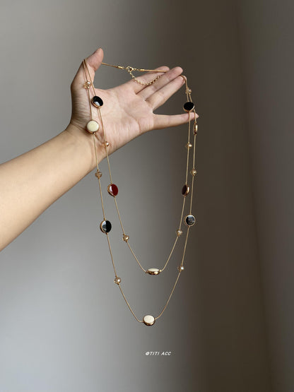 Double-Layer Stackable Metal Necklace