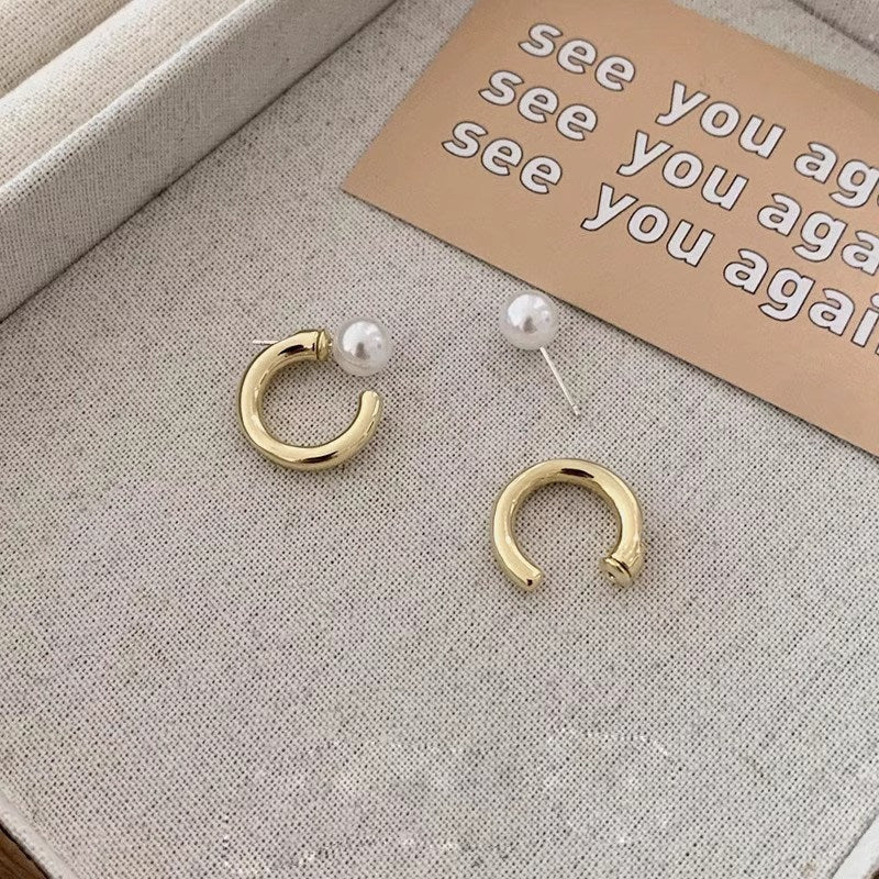 925 Sterling Silver Pearl Earrings