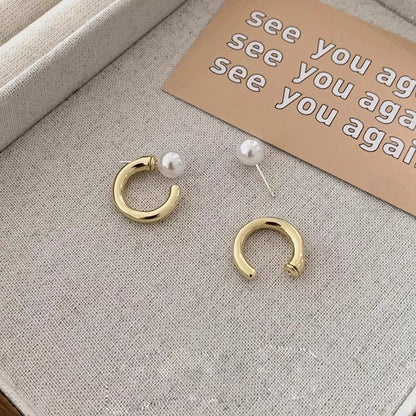 925 Sterling Silver Pearl Earrings