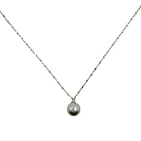 Single Pearl Pendant Necklace