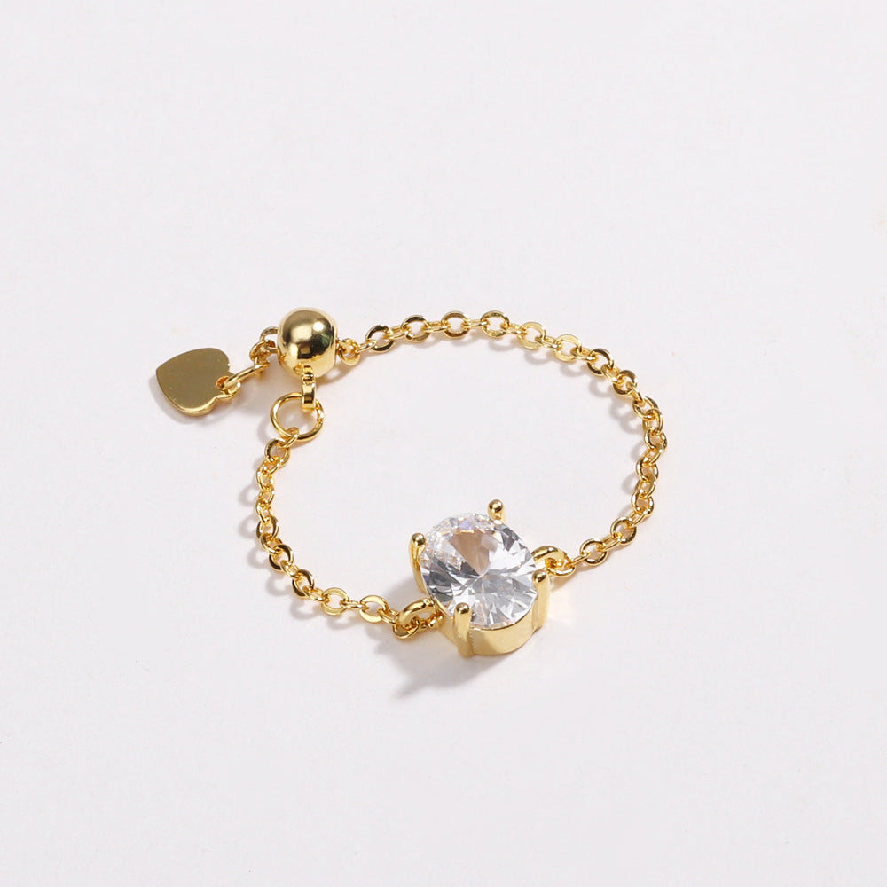Adjustable Chain Stylish Ring