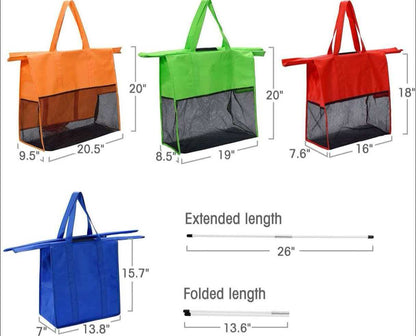 4Ps Compact Foldable Grocery Bag