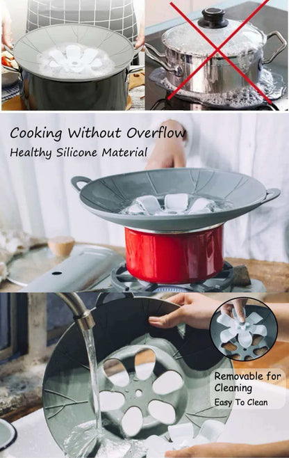 Silicone Spill-proof Pot Lid