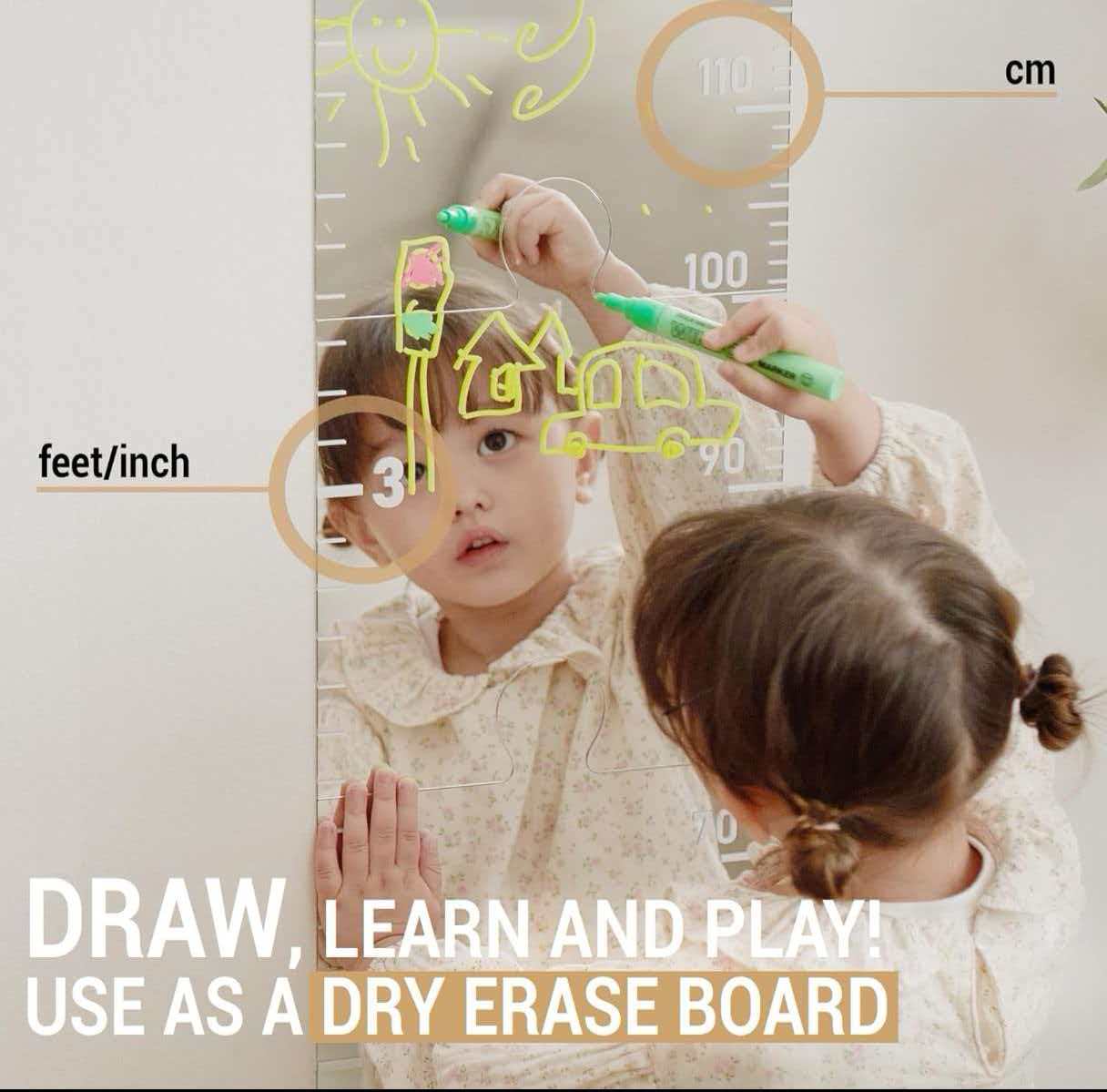 Mirror Height Chart Puzzle