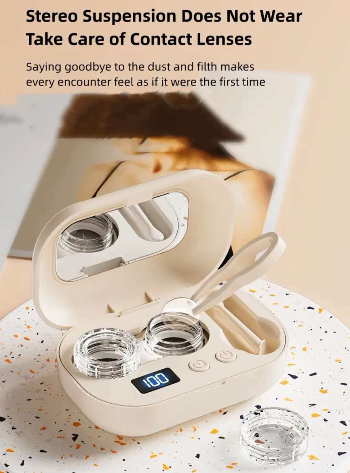 Electric Contact Lens Cleaner