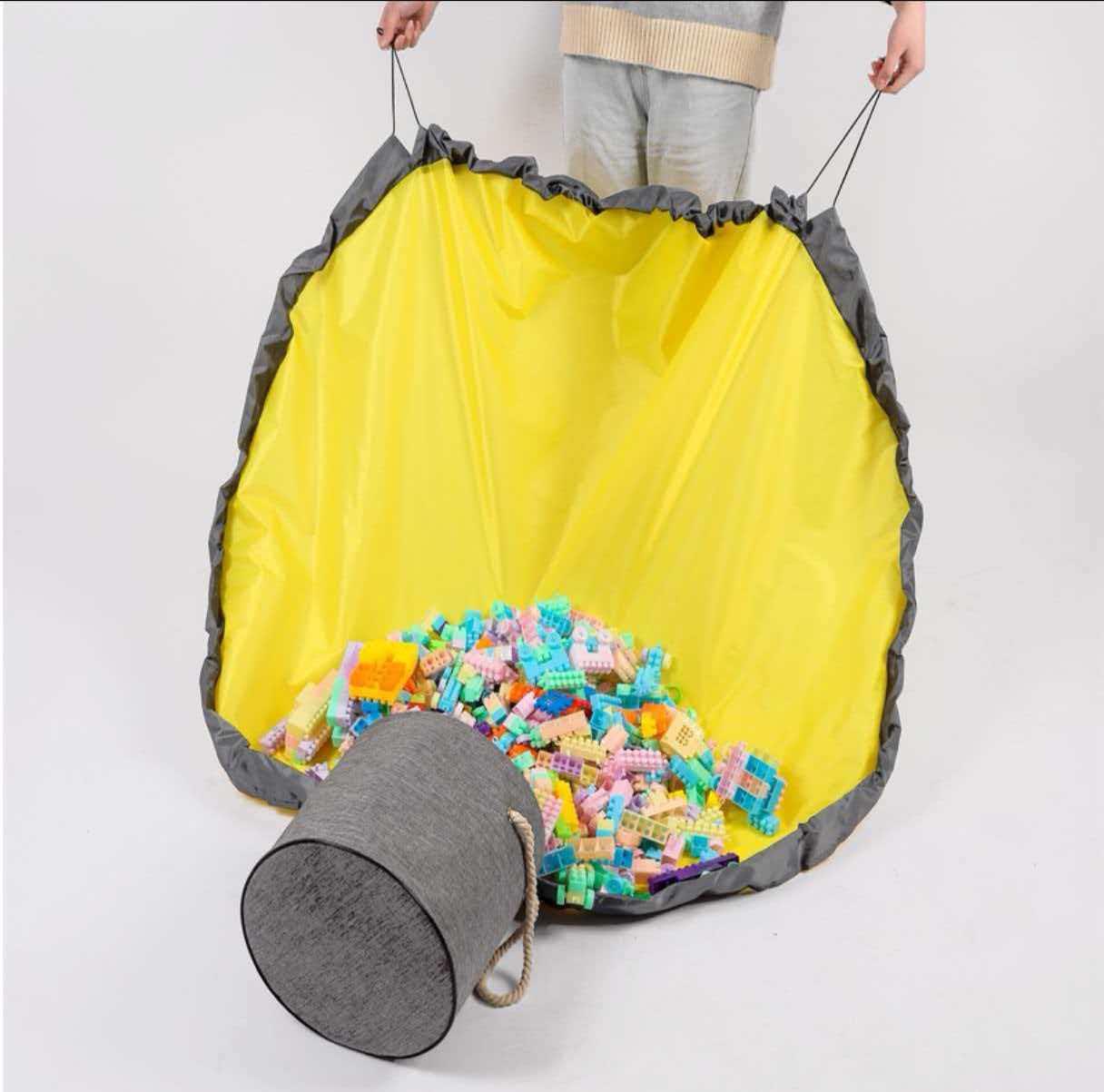 Circular Toy Bin Storage Bag