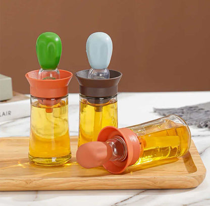 Silicone Oil Brush Bottle