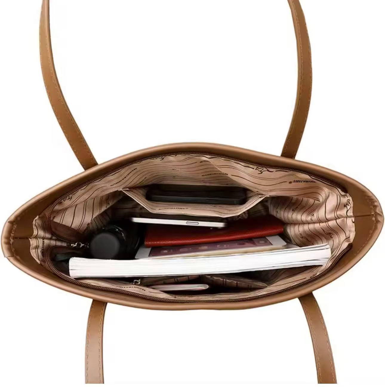 PU Single Shoulder Tote Bag