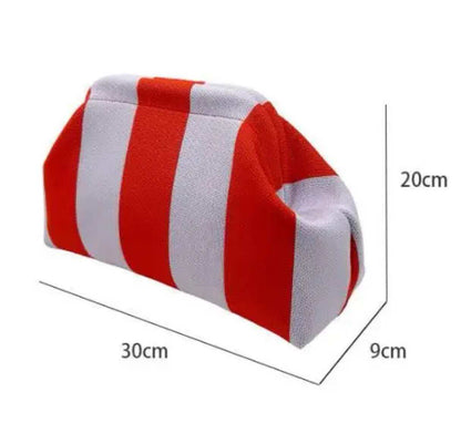 Striped Organizer Pouch