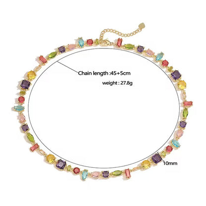 Colored Diamond Necklace