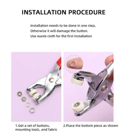 Manual Snap Setting Pliers