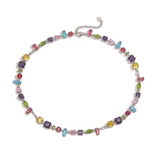 Colored Diamond Necklace