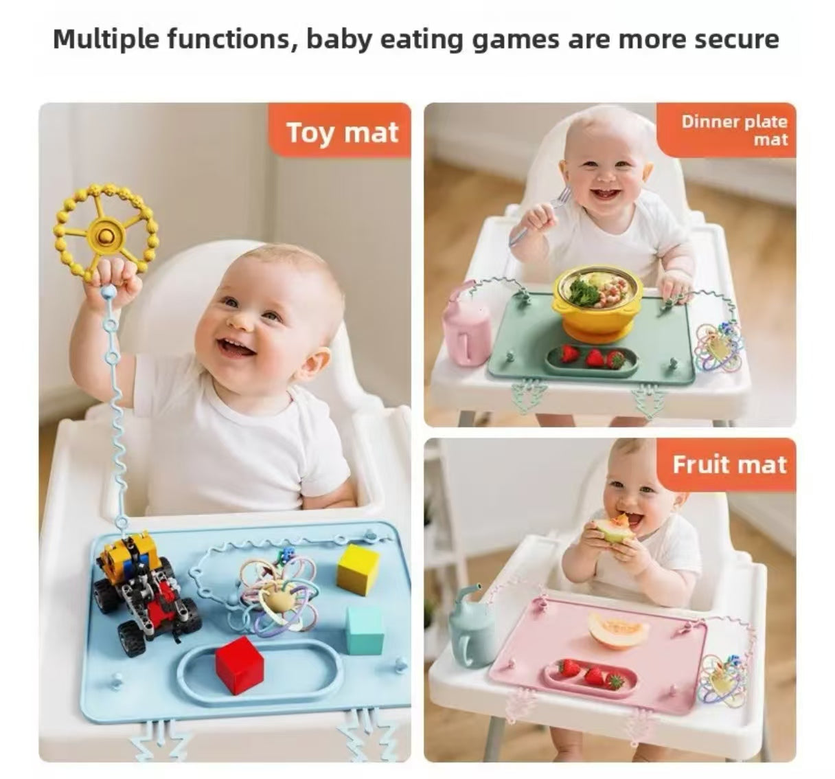 Kid-friendly Silicone Placemat