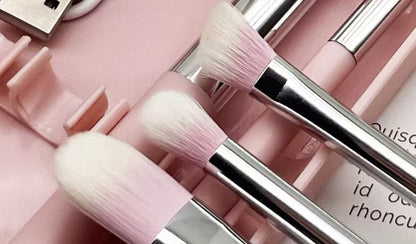 Makeup Mirror and Makeup Brush Set