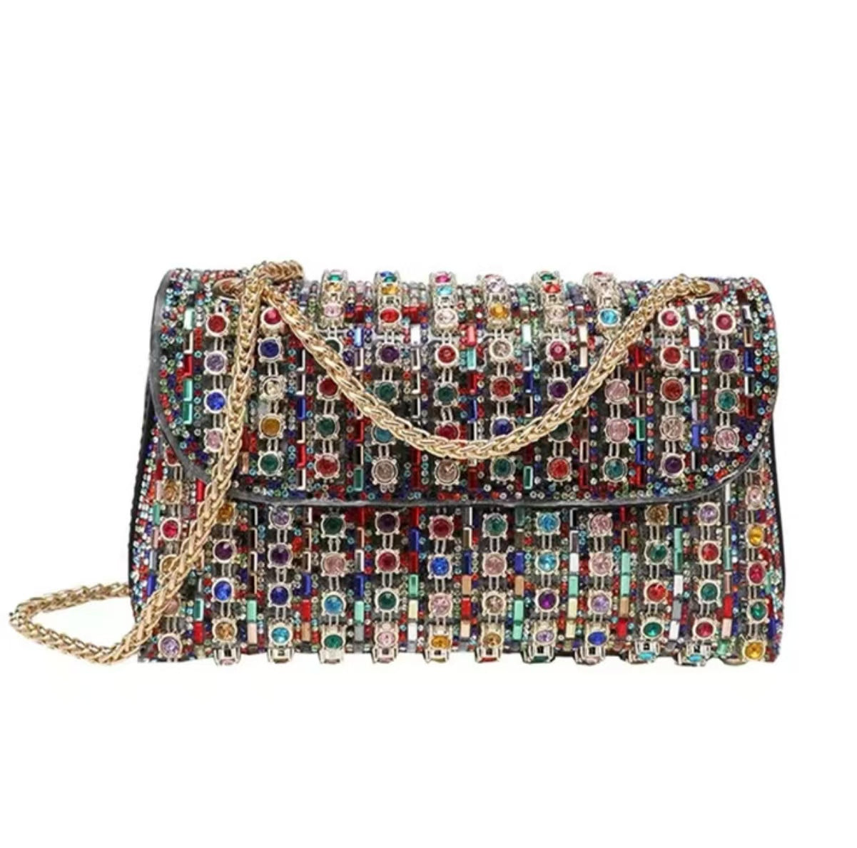 Rhinestone Evening Clutch Bag