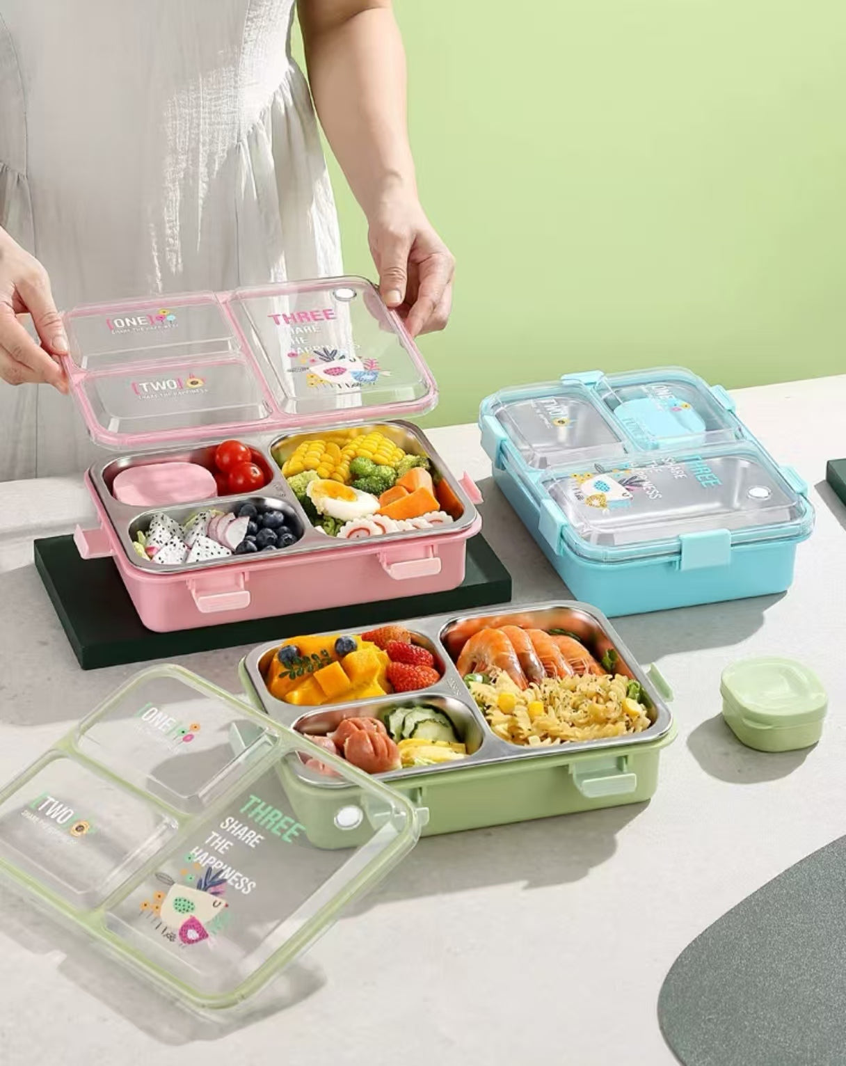 Stainless Steel Kids Lunch Box