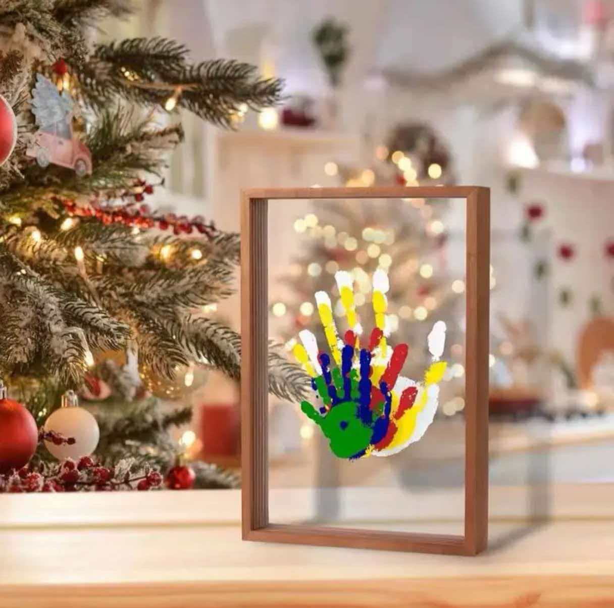 DIY Handprint Photo Frame