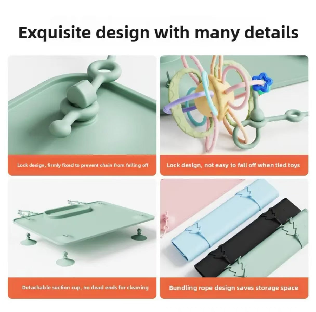 Kid-friendly Silicone Placemat