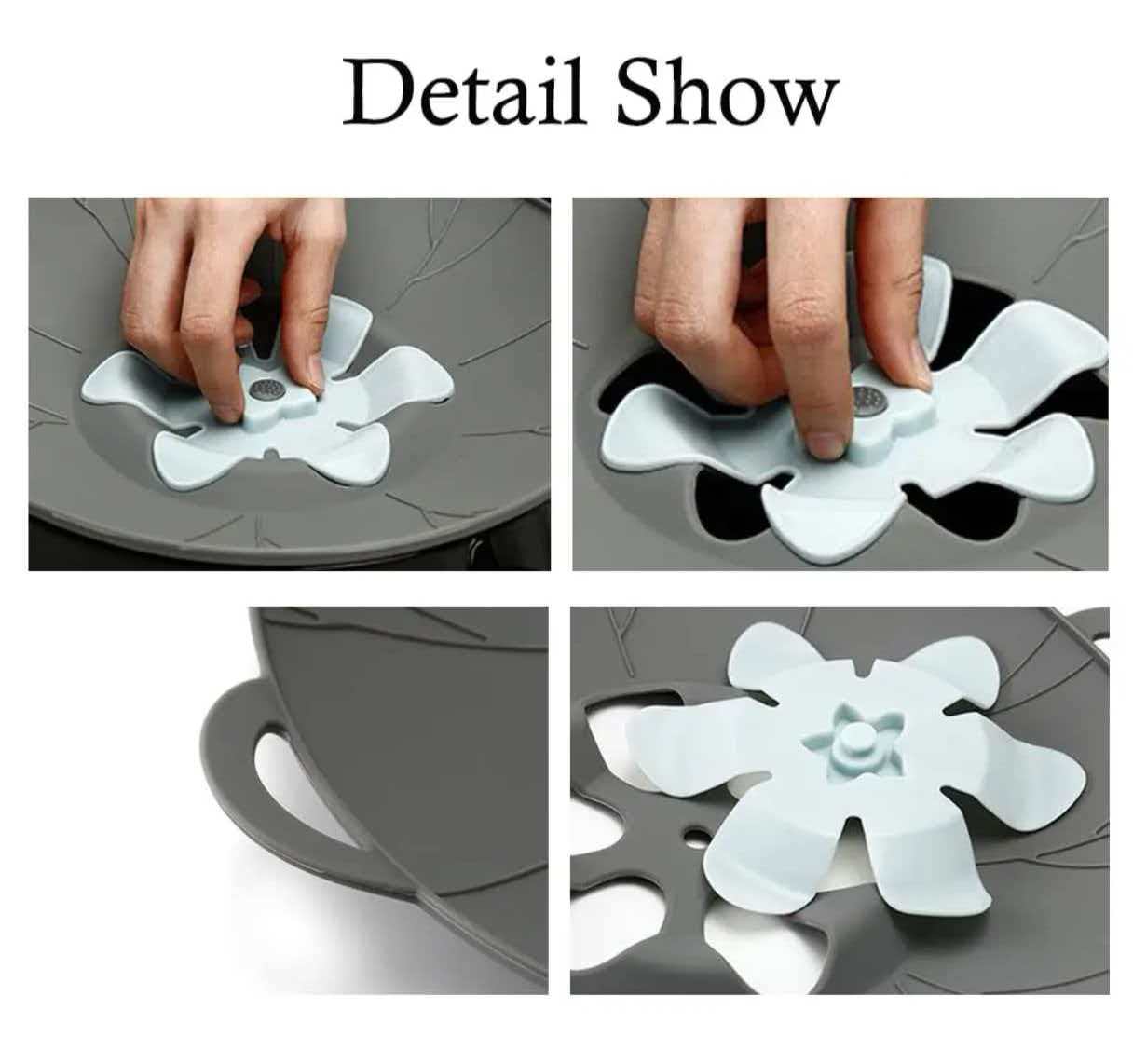 Silicone Spill-proof Pot Lid