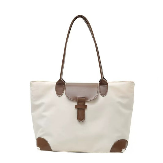 Casual Style Nylon Tote Bag
