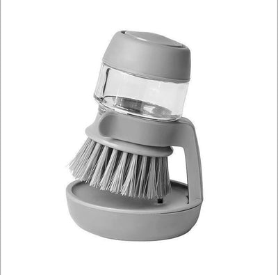 Soap-dispensing Lazy Dish Brush