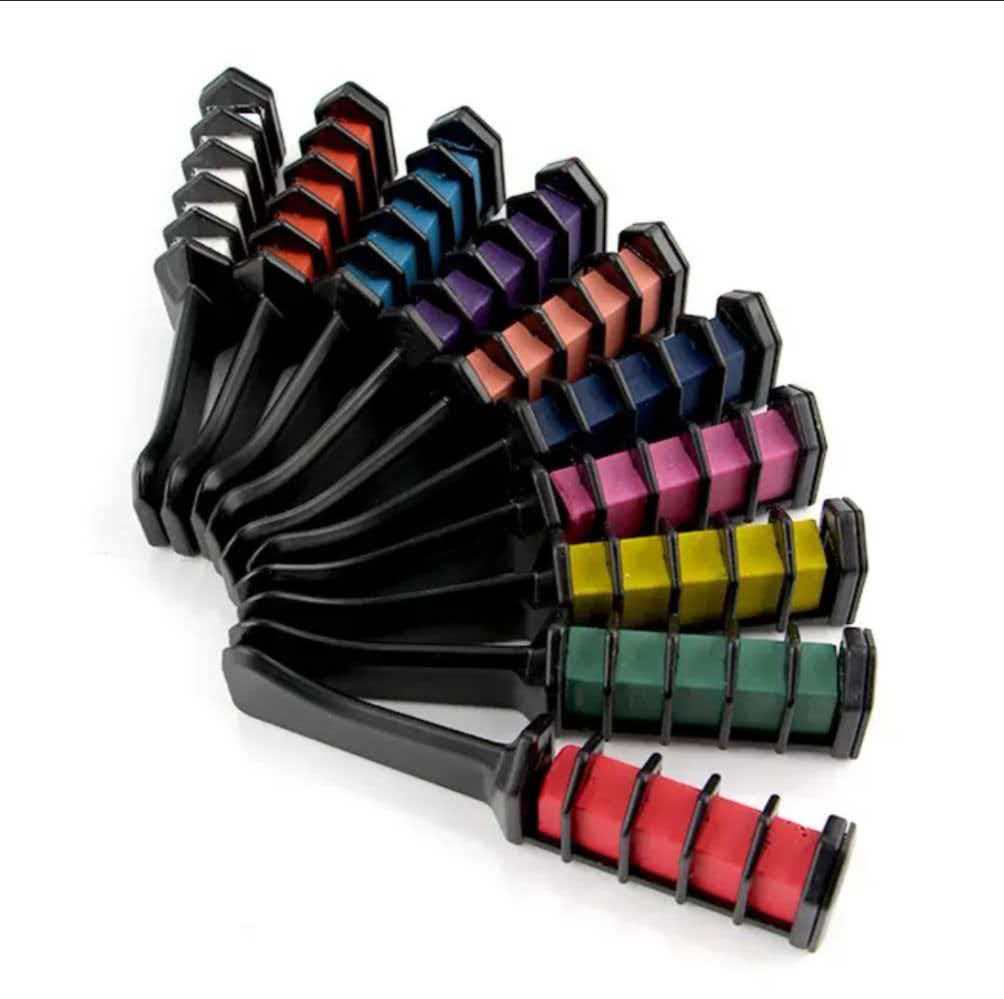 10-Color Hair Dye Comb