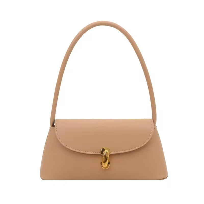 Women's PU Leather Underarm Bag Lightweight Casual Shoulder Purse