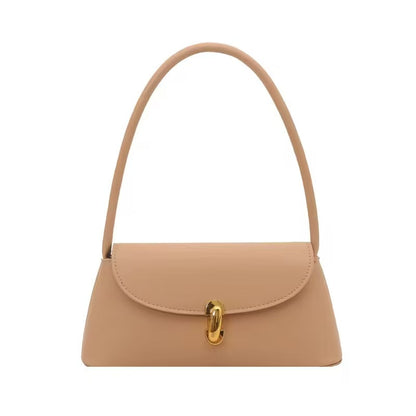 Women's PU Leather Underarm Bag Lightweight Casual Shoulder Purse
