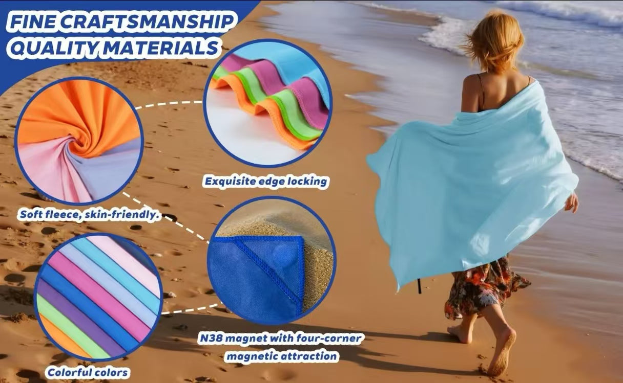 Magnetic Beach Towel
