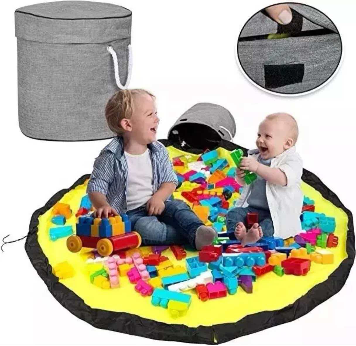 Circular Toy Bin Storage Bag