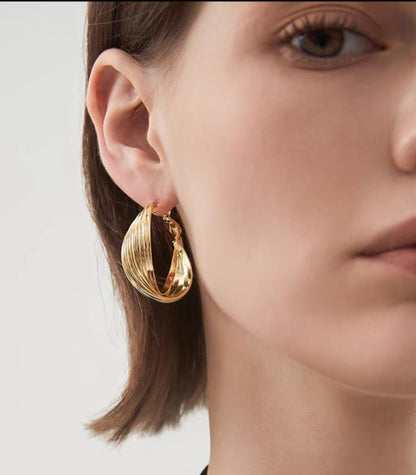 Sterling Hoop Earrings