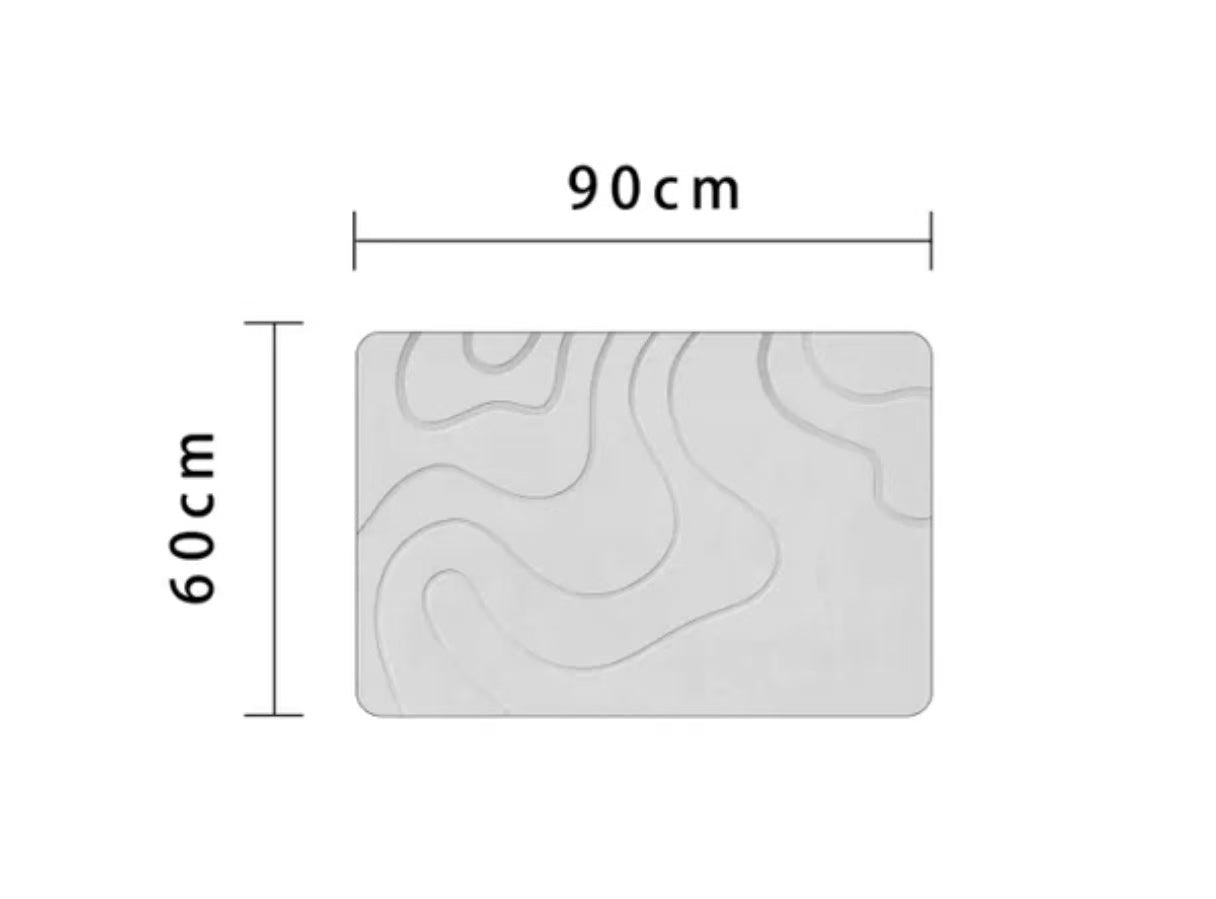 Absorbent Diatom Mud Floor Mat