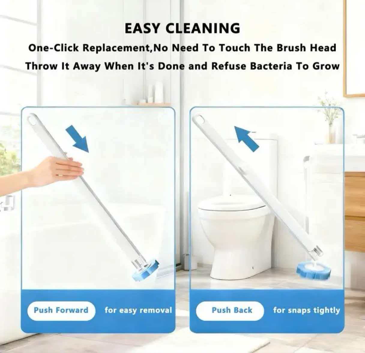 Toilet Brush with Disposable Heads