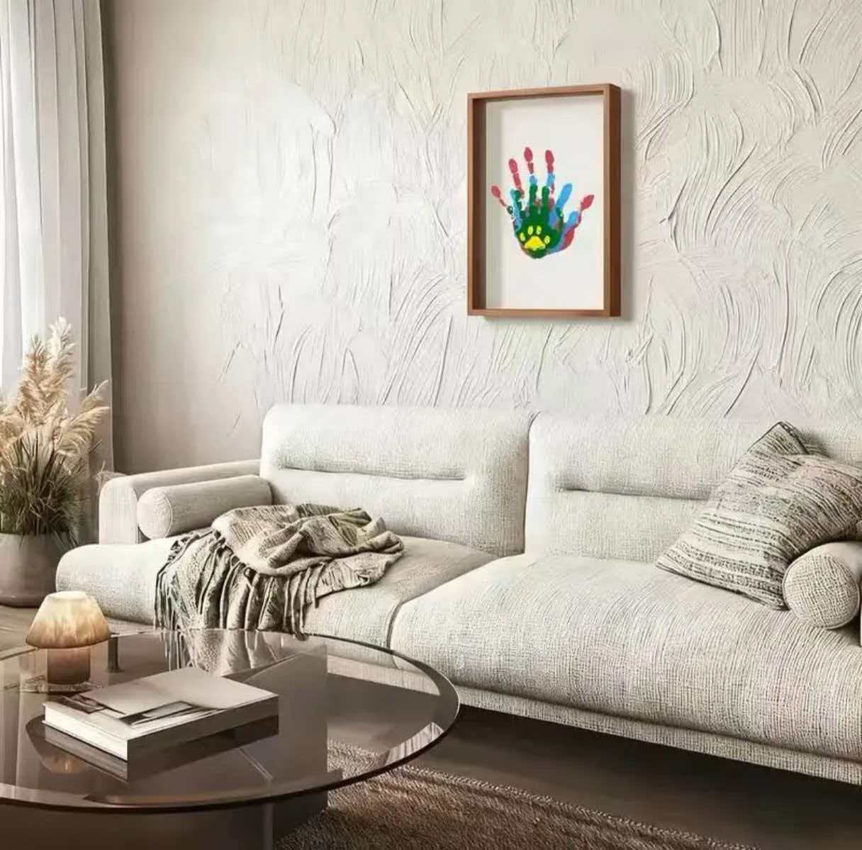 DIY Handprint Photo Frame