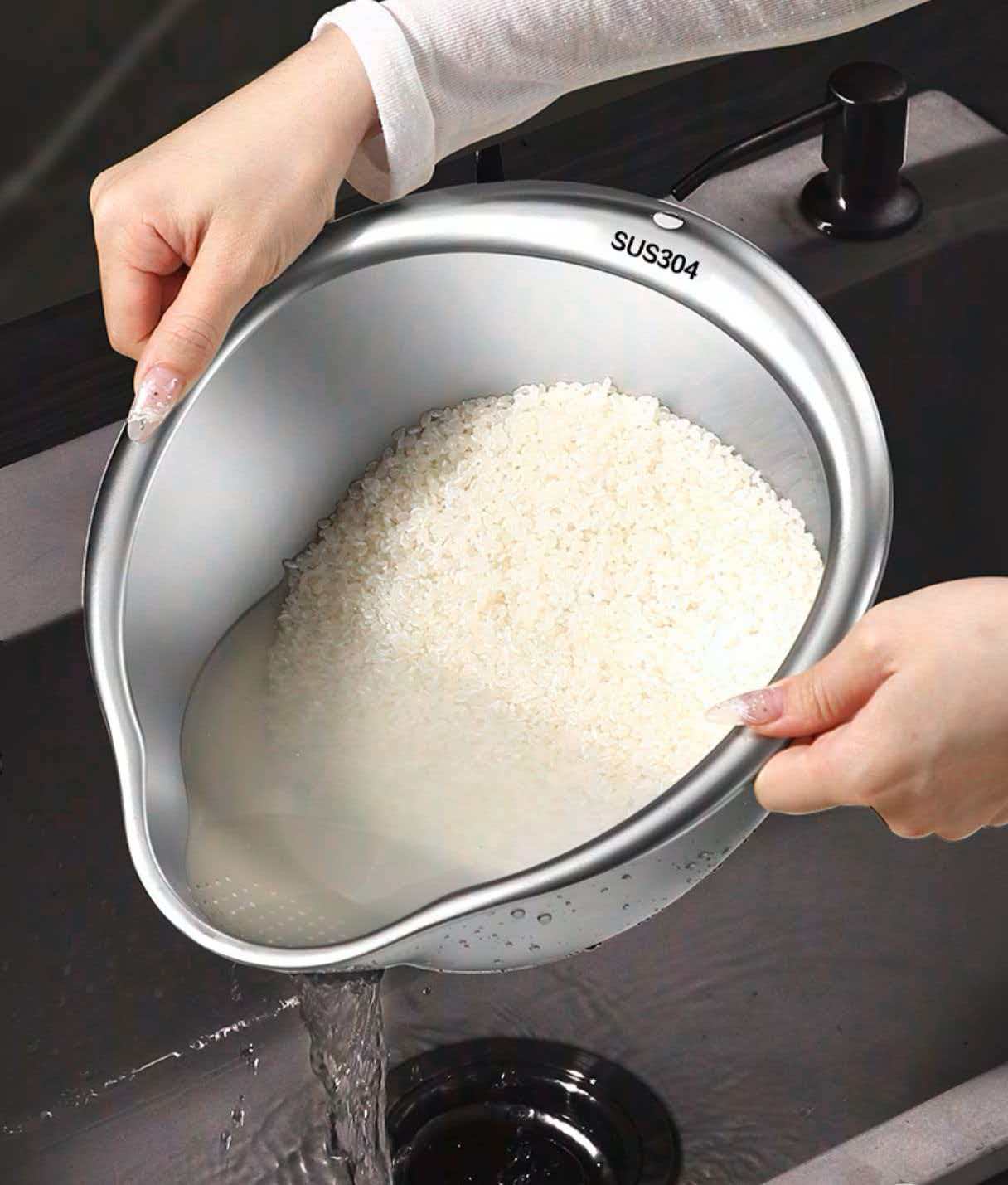 Stainless Steel Rice Rinser