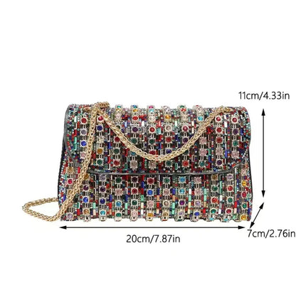 Rhinestone Evening Clutch Bag