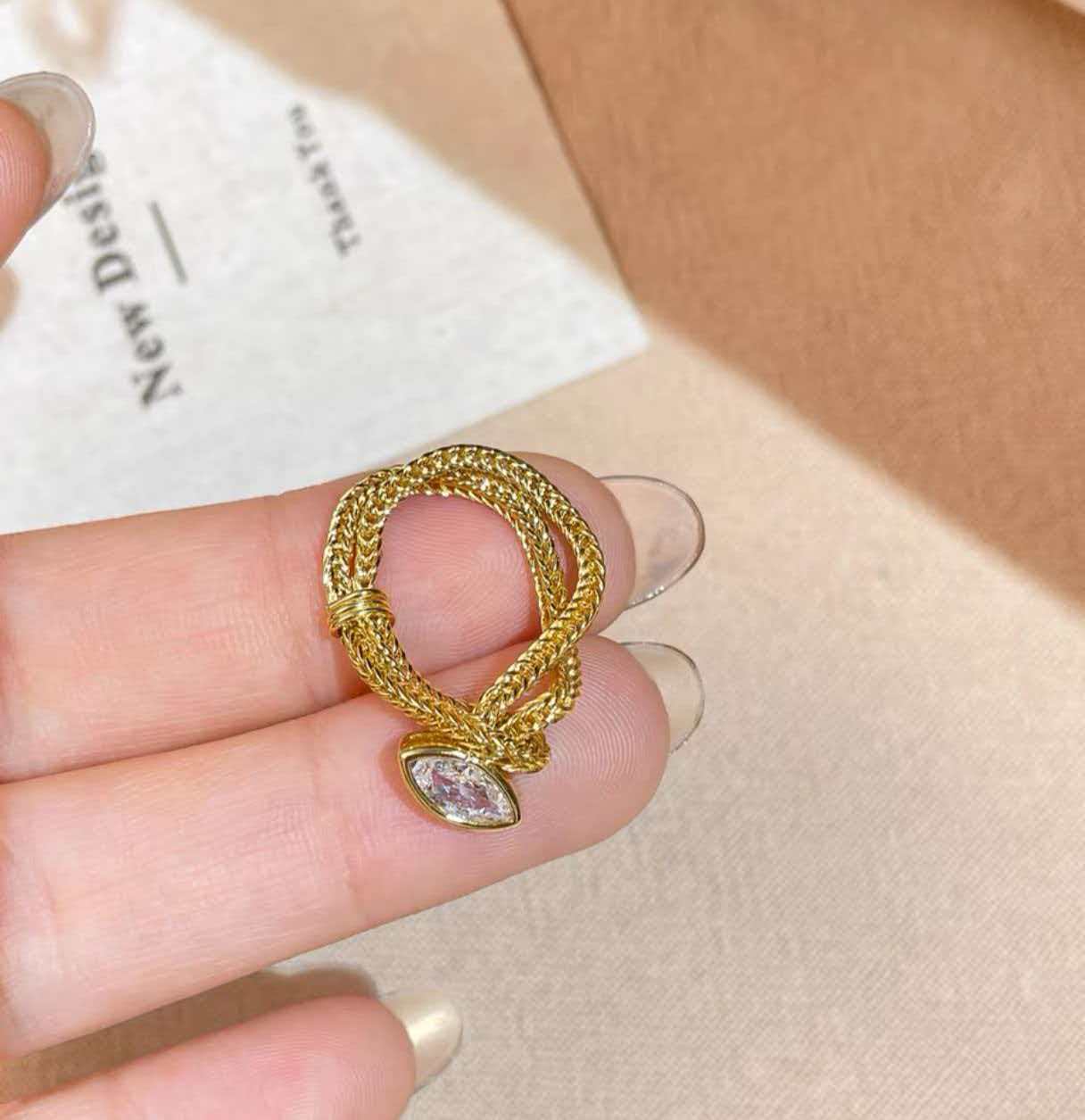 Marquise-cut Diamond Ring