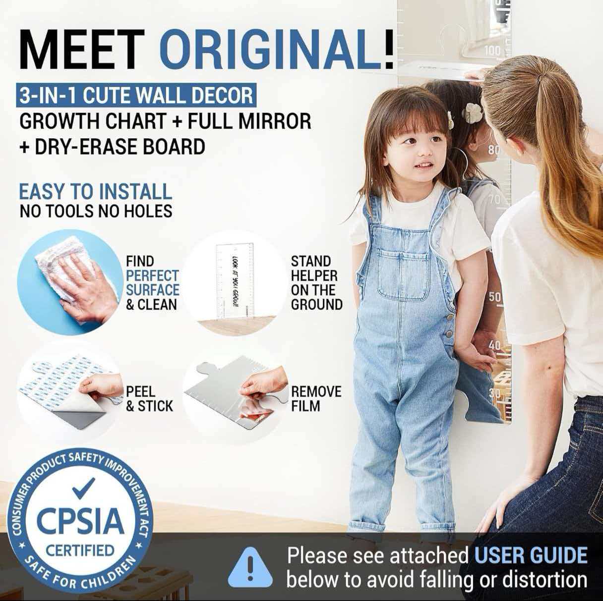 Mirror Height Chart Puzzle