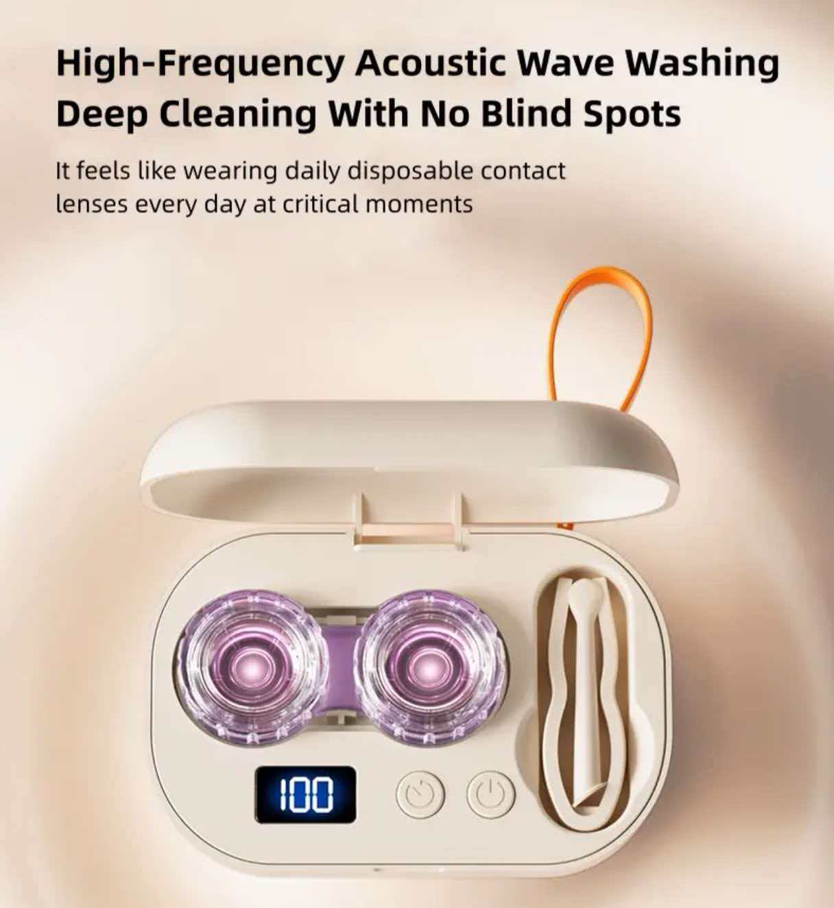 Electric Contact Lens Cleaner