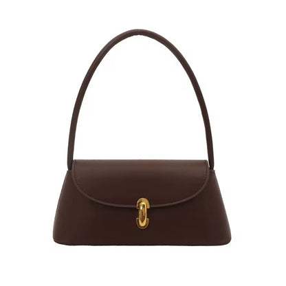 Women's PU Leather Underarm Bag Lightweight Casual Shoulder Purse