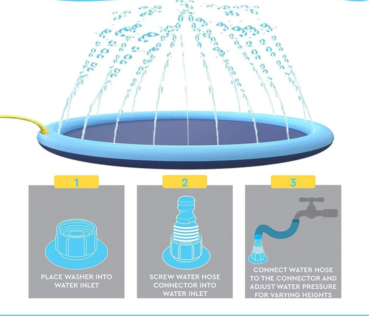 Inflatable Kids' Sprinkler Pad