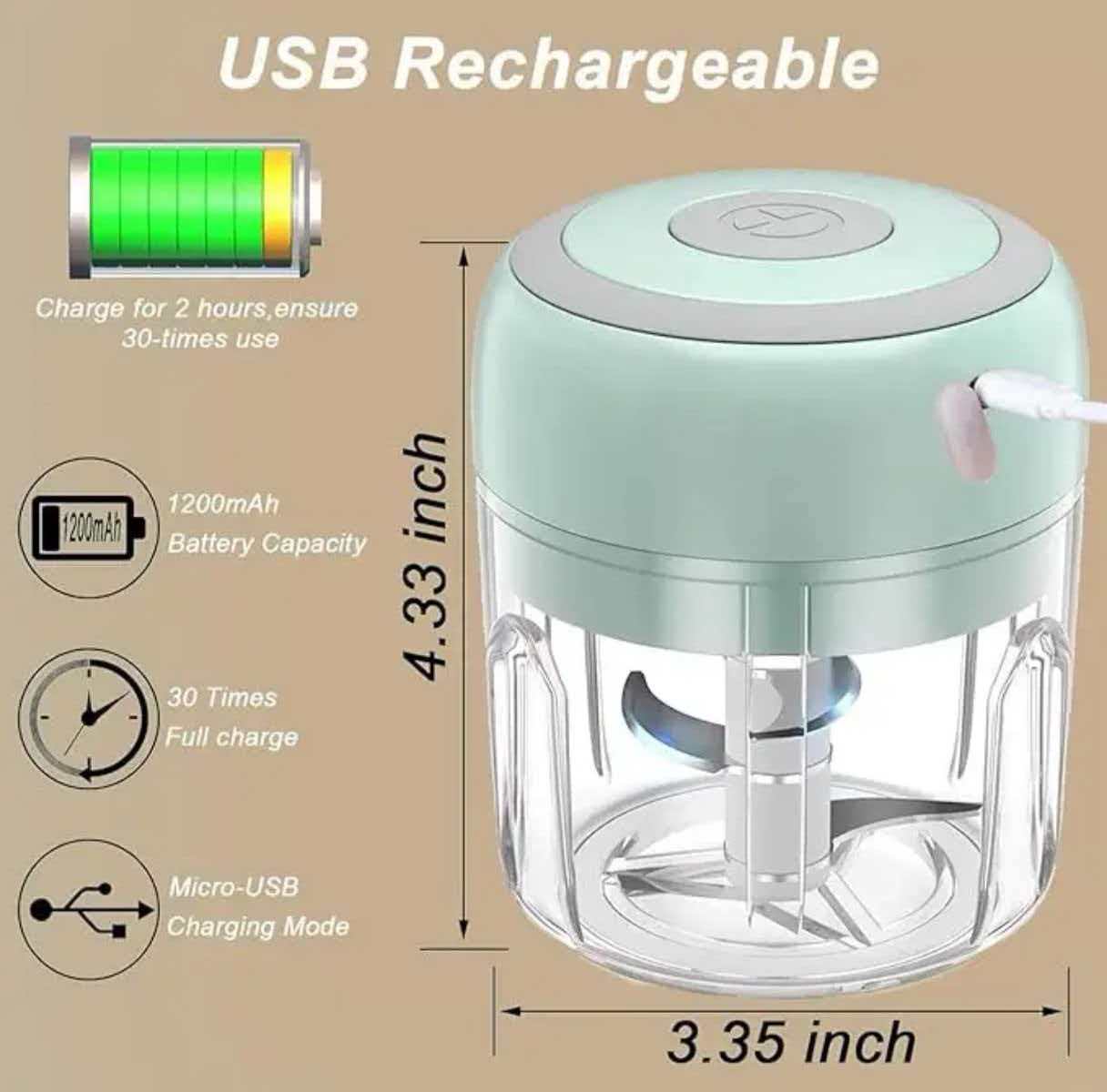 Electric Garlic Masher