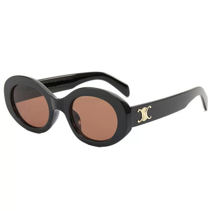 Vintage Oval Fashion Trendy Sunglass
