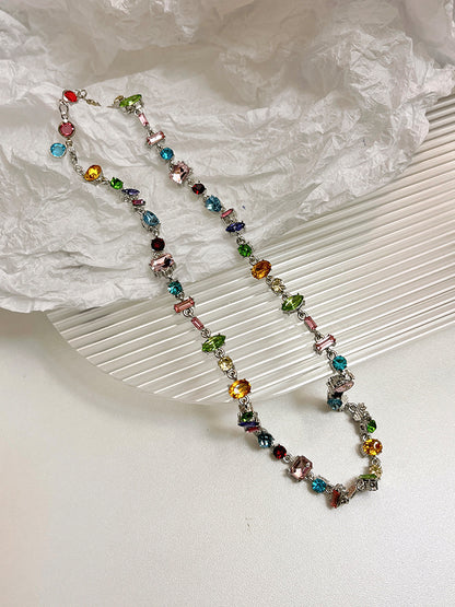 Colored Diamond Necklace