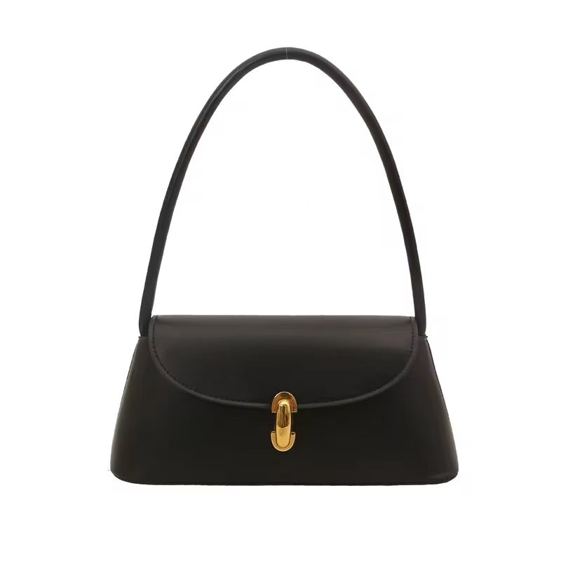 Women's PU Leather Underarm Bag Lightweight Casual Shoulder Purse