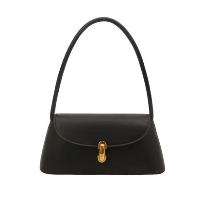 Women's PU Leather Underarm Bag Lightweight Casual Shoulder Purse