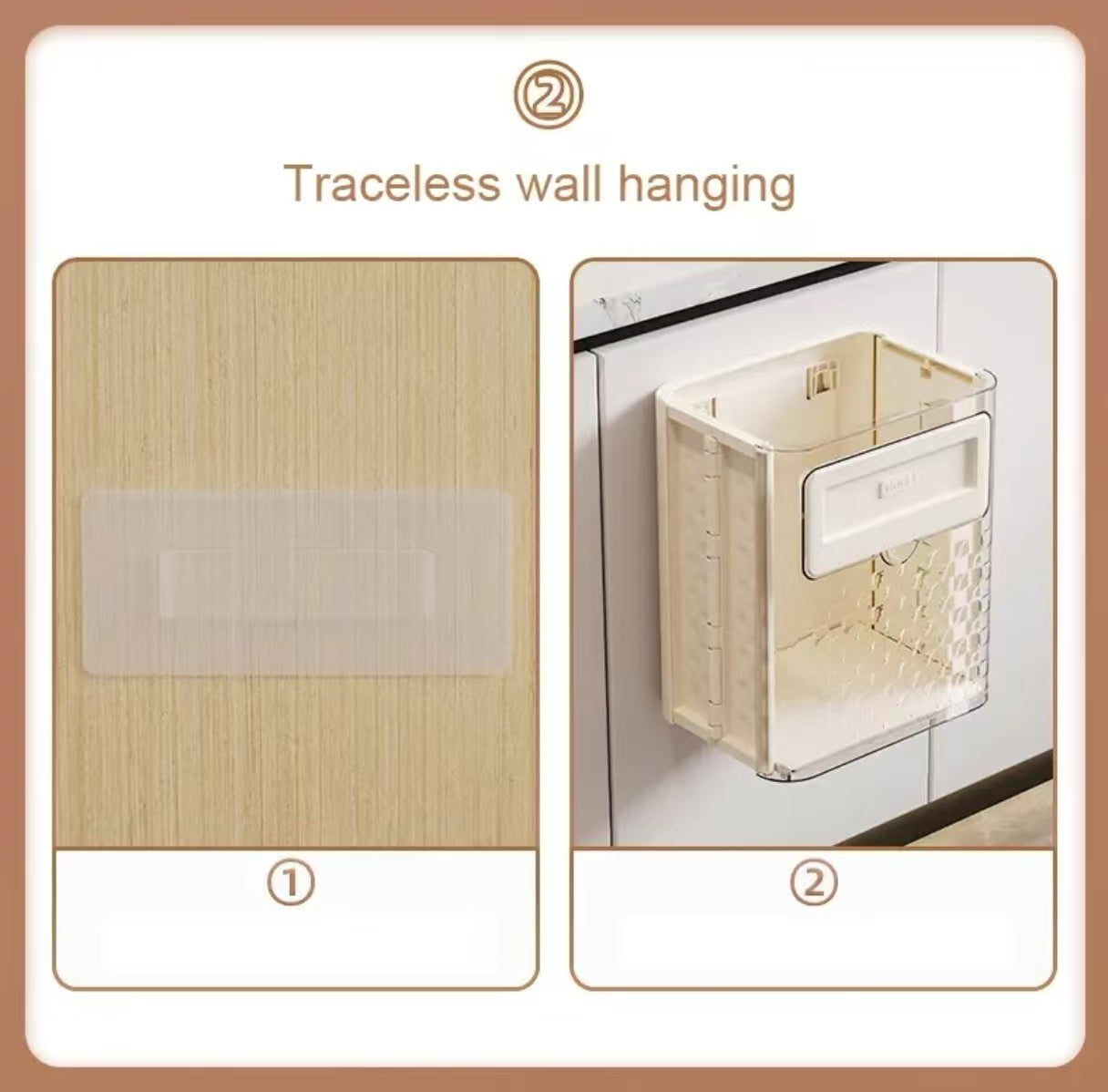 Wall-mounted Trash Can