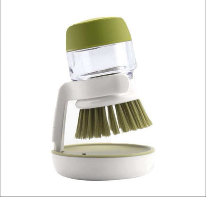 Soap-dispensing Lazy Dish Brush