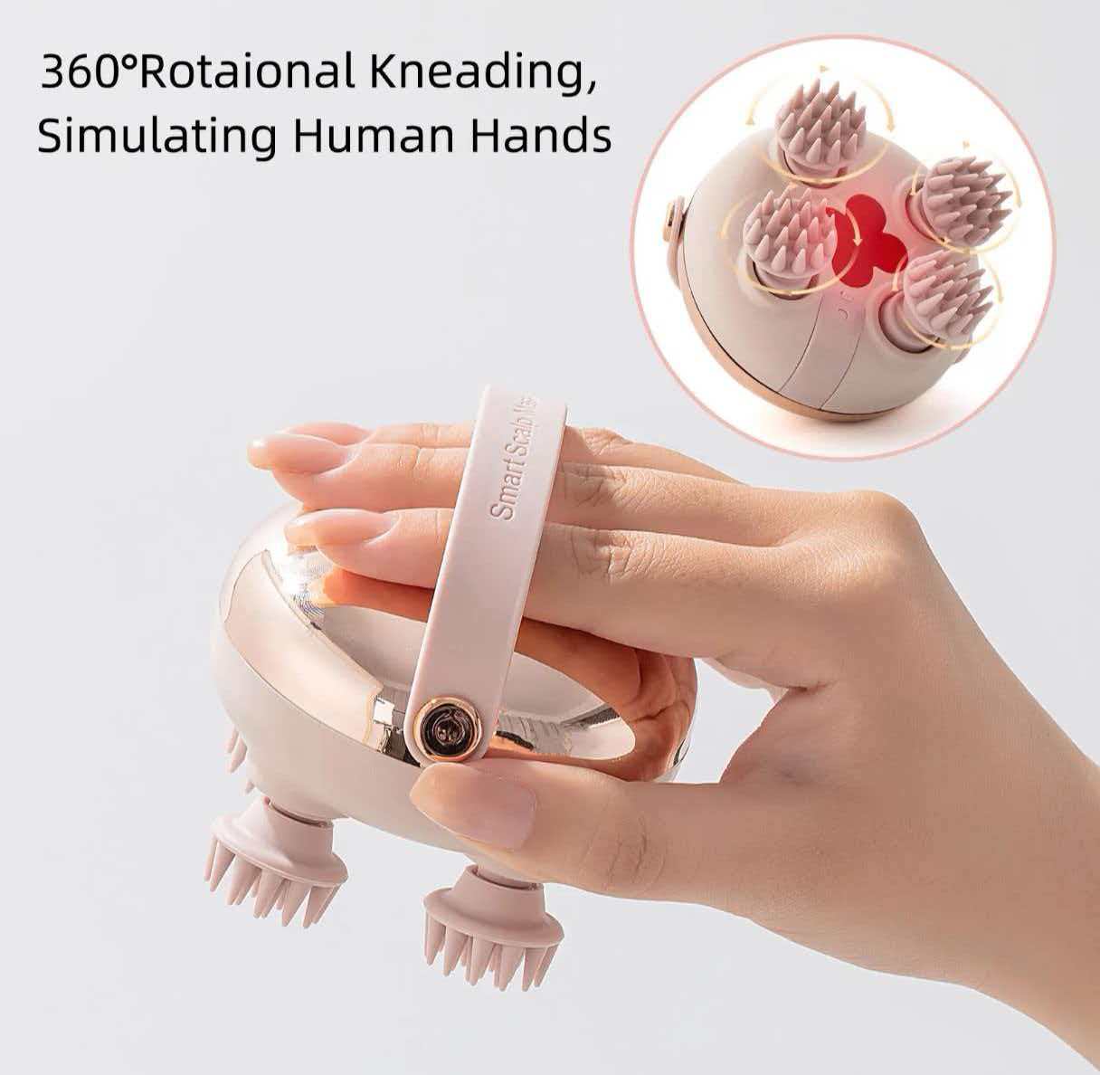 Head 4-Claw Massager
